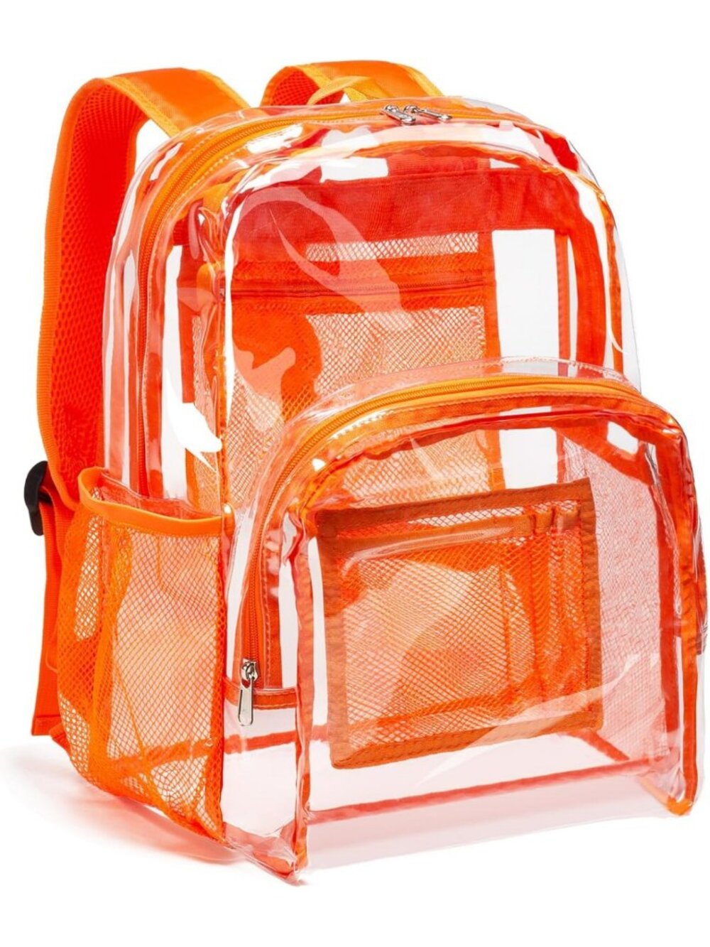 Heavy Duty Clear Backpack - Large Transparent Bookbag for College & Work